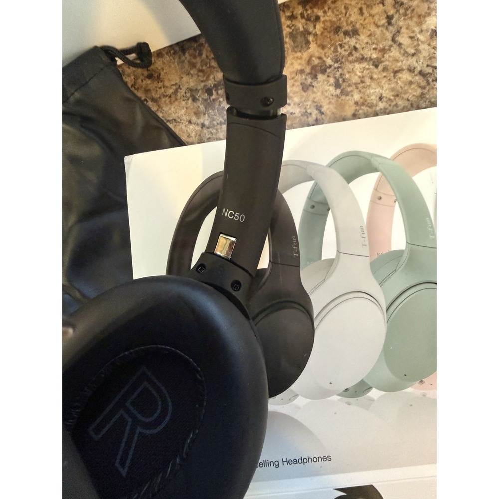 T-Fun NC50, Wireless Earphones -NEW/opened Box- Black - Picture 2 of 10